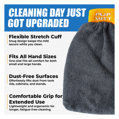 Flipper Flip-Mitt 2-in-1 Cleaning Mitt