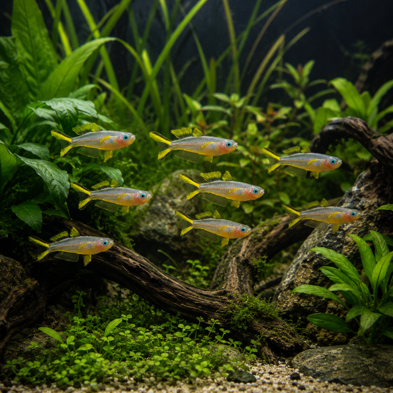Forktail Blue Eye Rainbow Fish 