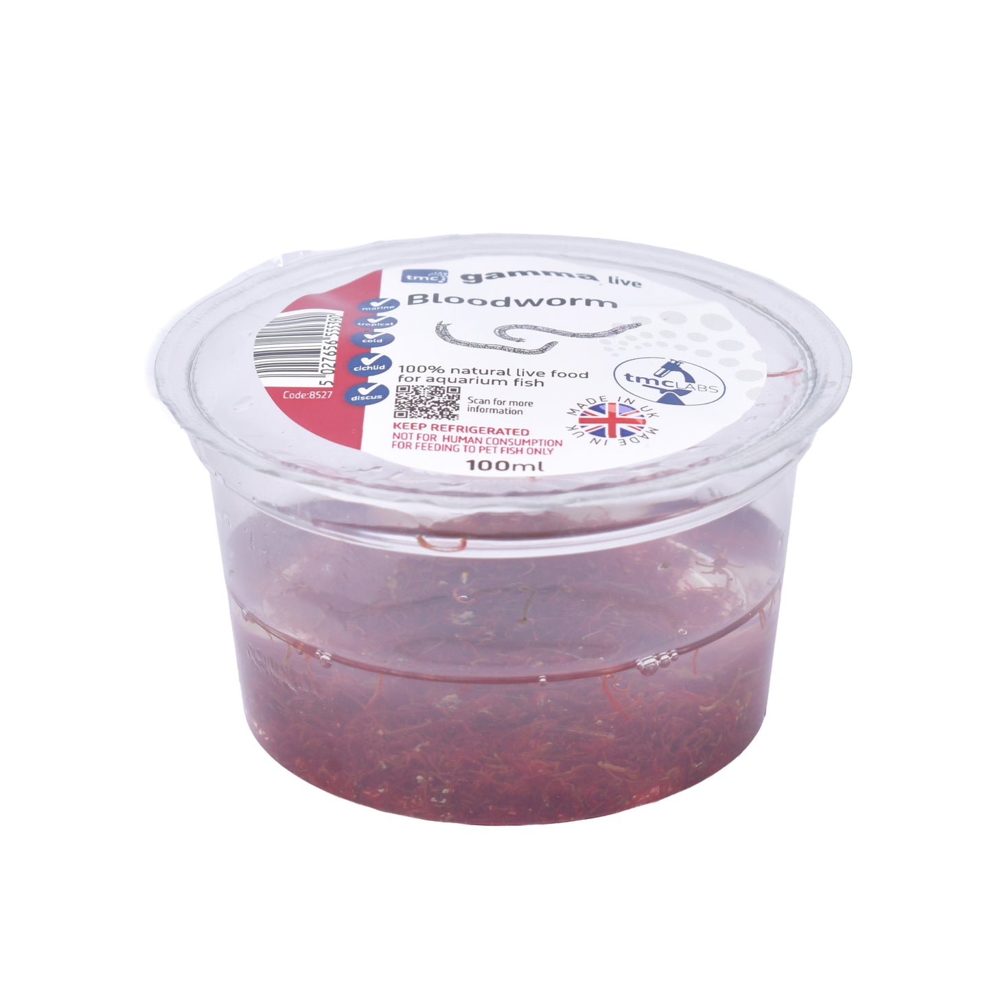 TMC Gamma Live Bloodworm 100ml.