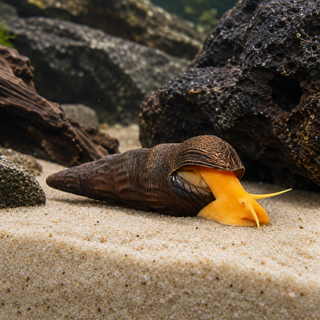 Giant Orange Sulawesi Snail Tylomelania