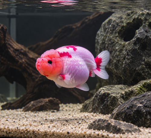Giant Pink Black Eye Lionhead