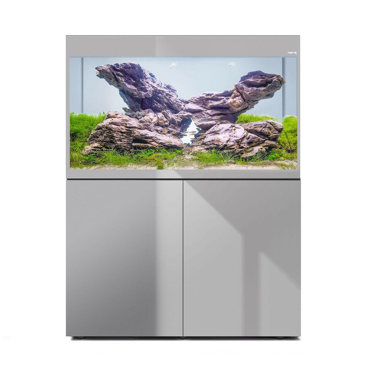 Aquael Glossy ST 100 Aquarium and Cabinet - Grey.