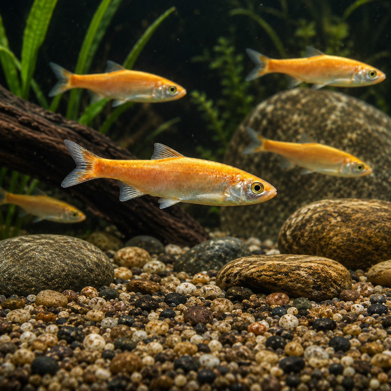 Golden Orfe Leuciscus Idus