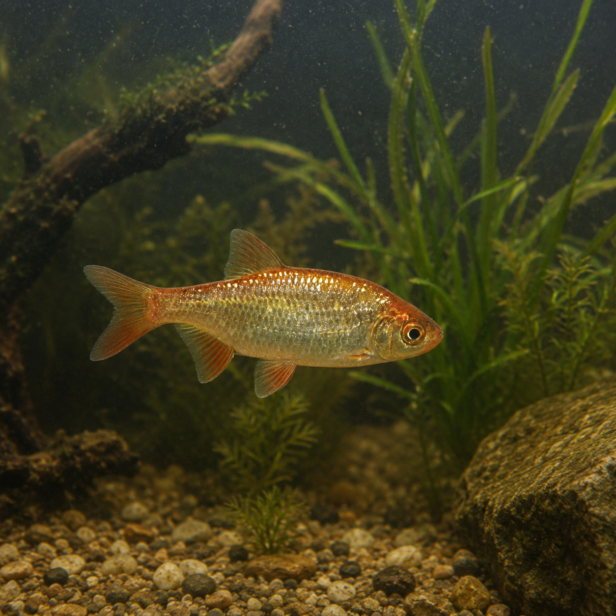 Golden Rudd Scardinius Erythrophthalmus