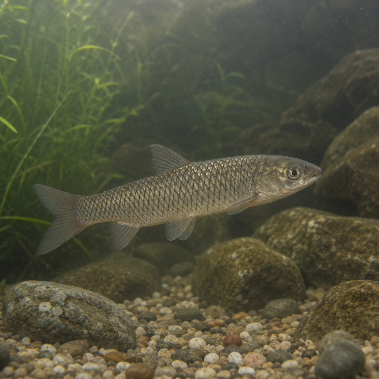 Grass Carp Ctenopharyngodon Idella