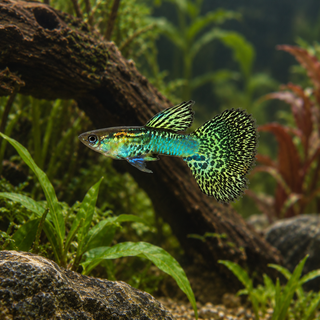 Green King Cobra Male Guppy