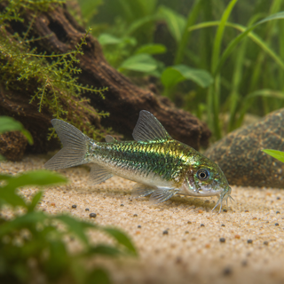 Green Laser Corydoras