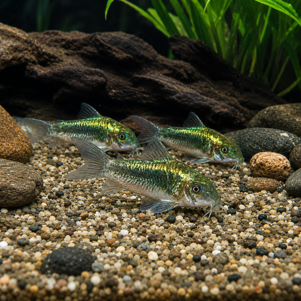 Green Laser Corydoras