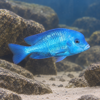 Haplochromis Moorii Blue Dolphin Malawi African Cichlid