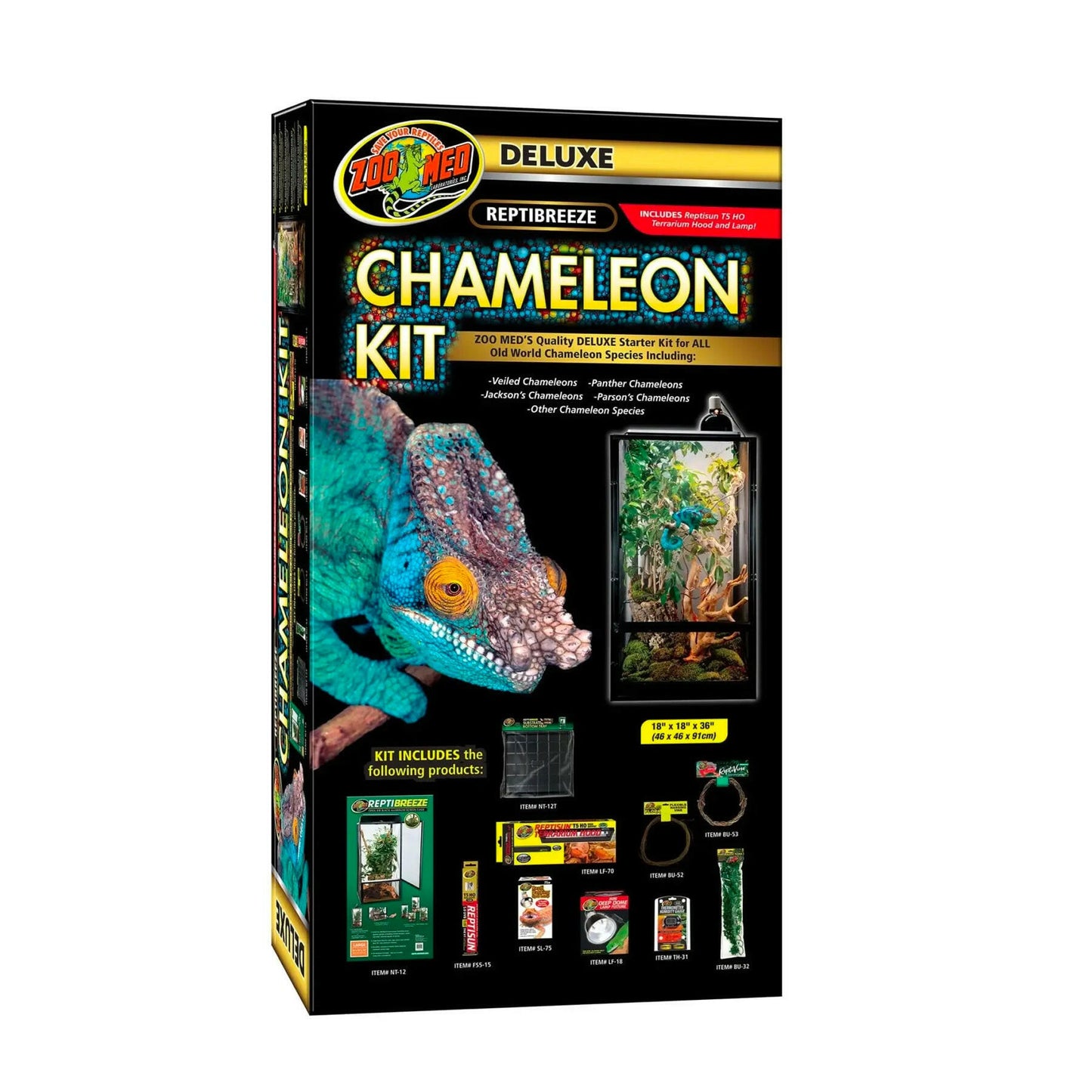 Zoo Med Deluxe ReptiBreeze Chameleon Kit.