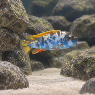 Labidochromis Fuelleborni Orange Blotch Malawi African Cichlid