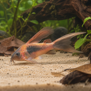 Long Fin Bronze Corydoras Aeneus