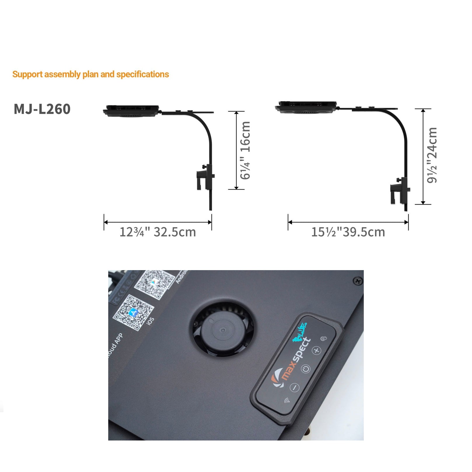 Maxspect Jump MJ-L260 Blue Marine LED – Charterhouse Aquatics
