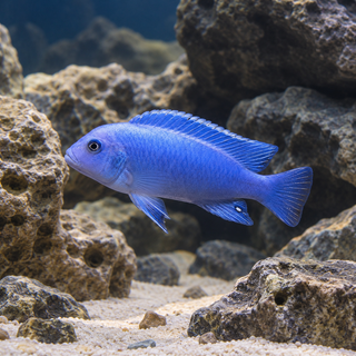 Maylandia Zebra Blue Malawi African Cichlid