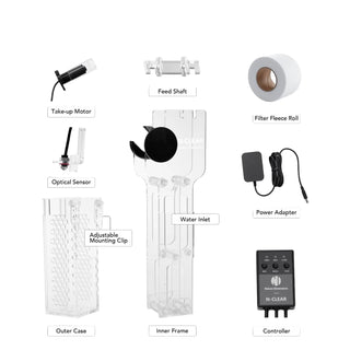 Nature Dimensions N-Clear Nano Fleece Roller Filter (10–50 Gallons).