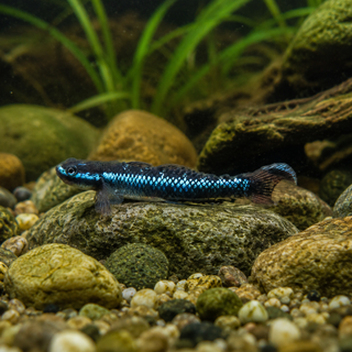 Neon Blue Goby Stiphodon Atropurpureus
