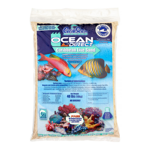 Caribsea Ocean Direct Natural Live Sand (40lb)
