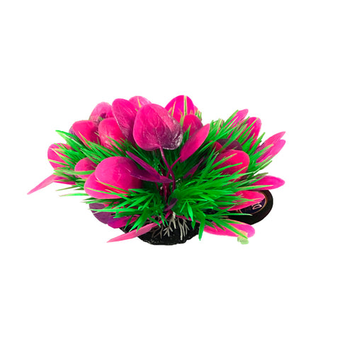 Betta Choice 3″ Plastic Pink V Plant