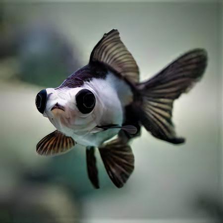 Assorted Telescope Butterfly Moor Goldfish Carassius Auratus.