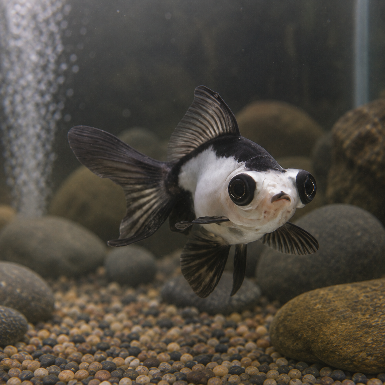 Panda Telescope Butterfly Moor Goldfish