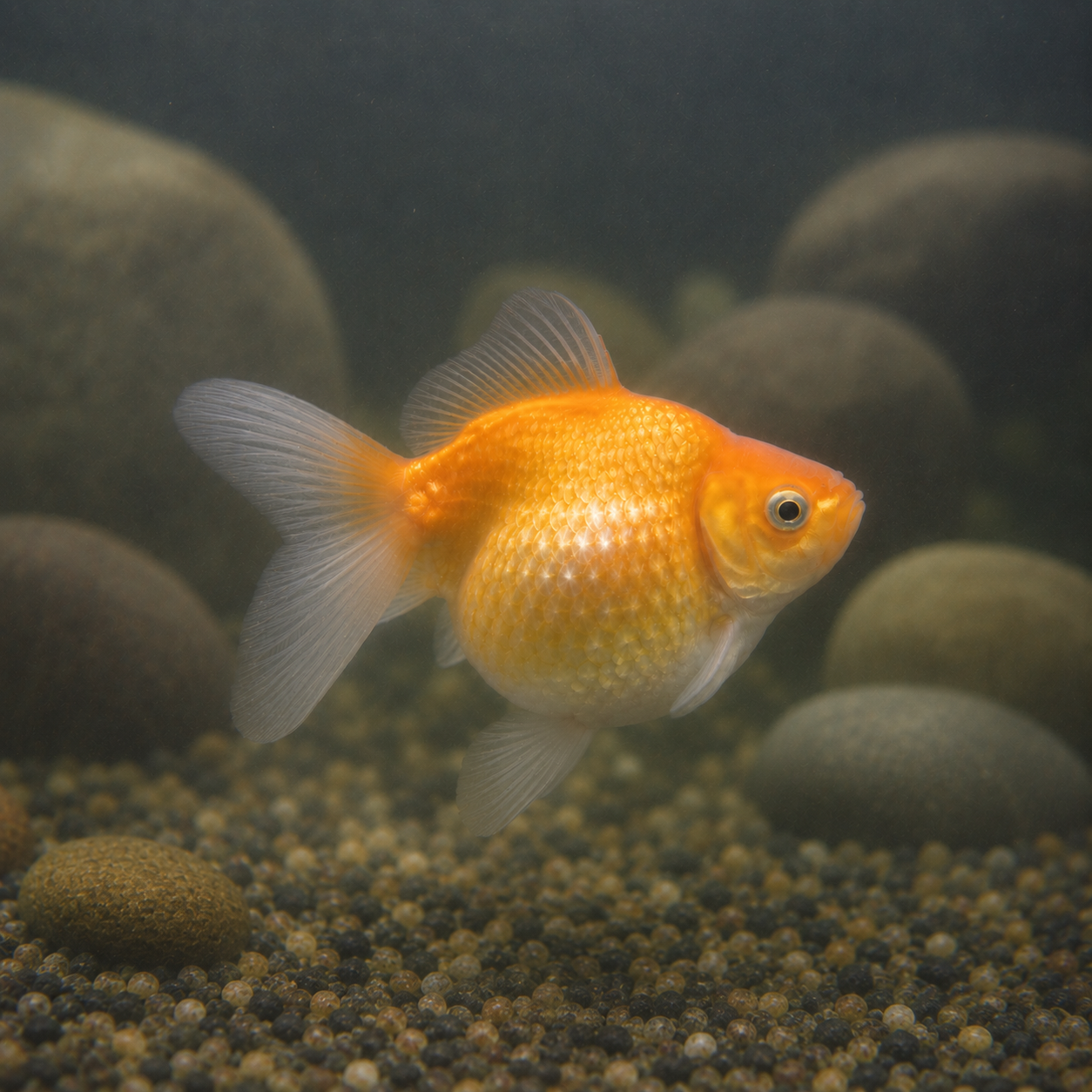 Ping Pong Pearlscale Goldfish