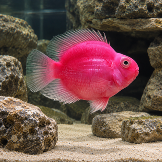 Pink Parrot Fish