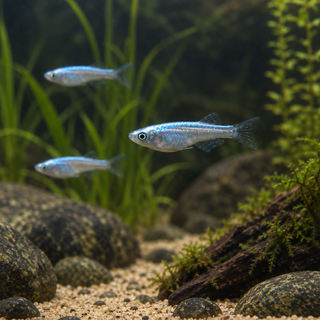 Platinum Rice Fish Oryzias Latipes