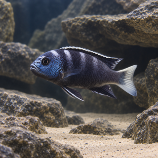 Pseudotropheus Acei White Tail Malawi African Cichlid