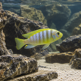 Pseudotropheus Aurora Malawi African Cichlid