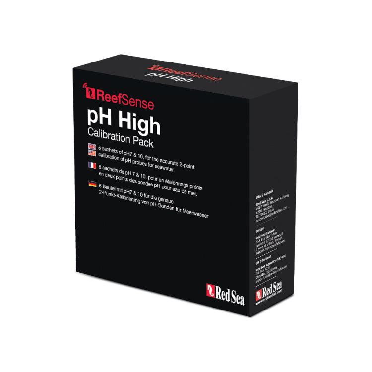 Red Sea ReefSense pH 7 and pH 10 Calibration Solutions - 5 of Each.