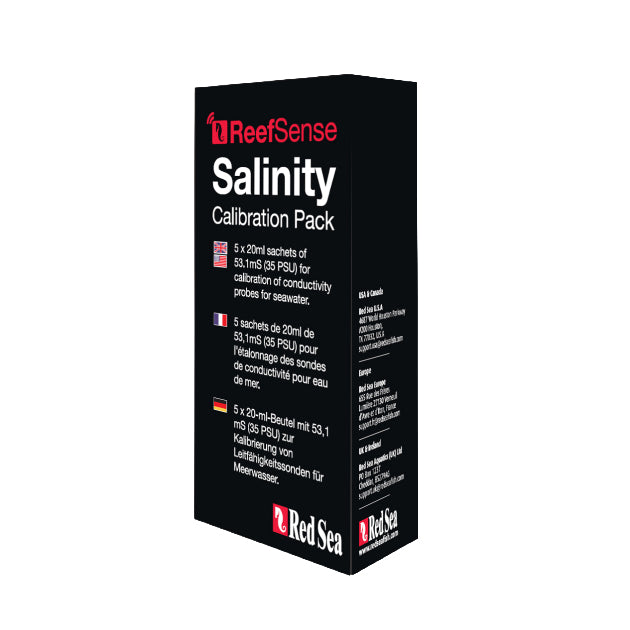 Red Sea ReefSense Calibration Solution- Salinity 53mS – 5-per pack.
