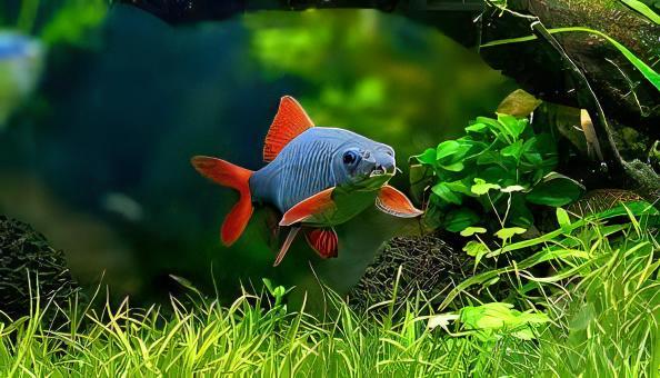 Rainbow Shark Epalzeorhynchos Frenatum 5cm.
