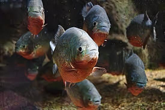 Red Bellied Piranha Serrasalmus Nattereri.