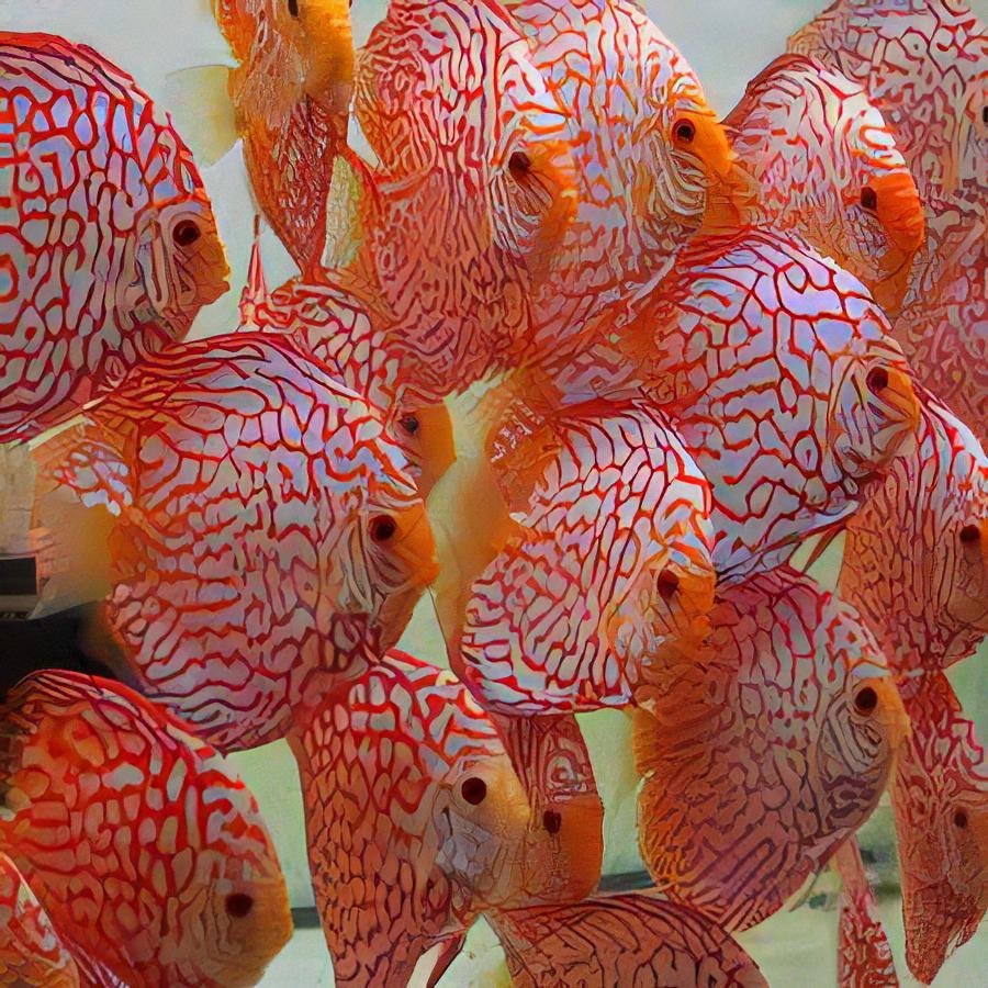 Red Jaguar Discus.