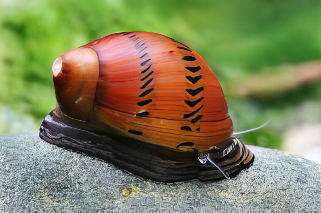Red Onion Snail Vittina Semiconica 2cm.
