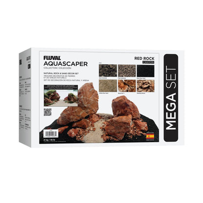Fluval Aquascaper Natural Sand and Rock Mega Decor Set