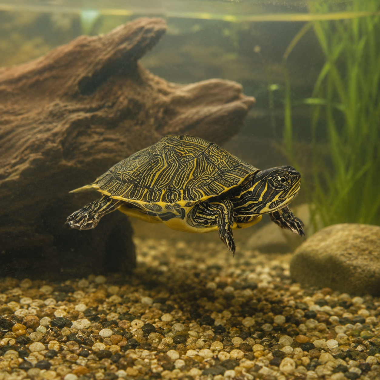 River Cooter Turtle Pseudemys Concinna