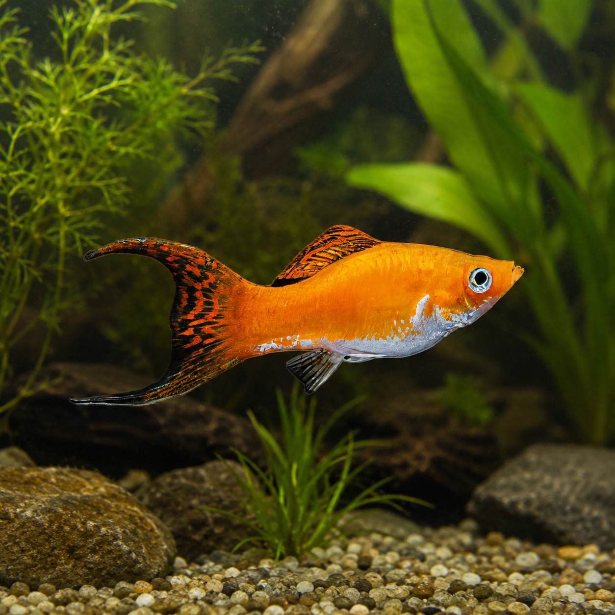 Saffron Molly Poecilia Sphenops