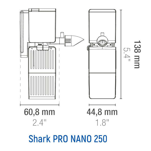 Sicce Shark Pro Nano 250 Internal Filter