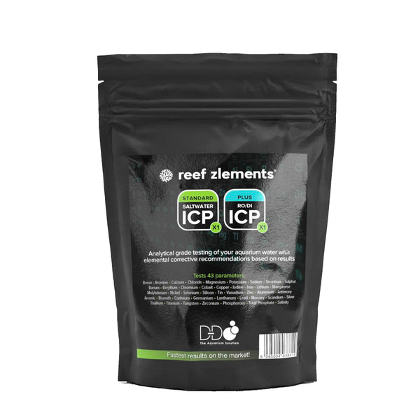 Reef Zlements ICP-OES Aquarium Analysis RO and Saltwater