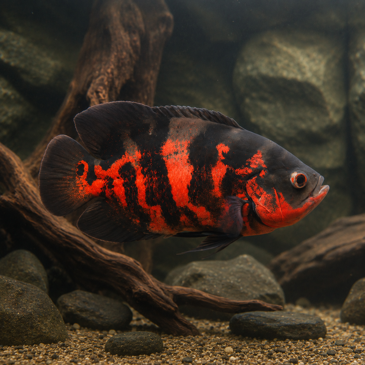 Super Red Tiger Oscar