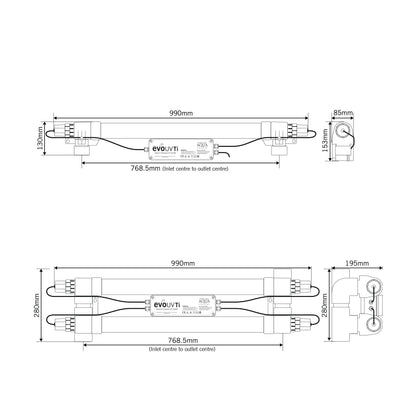 Evolution Aqua evoUV Ti UV Steriliser