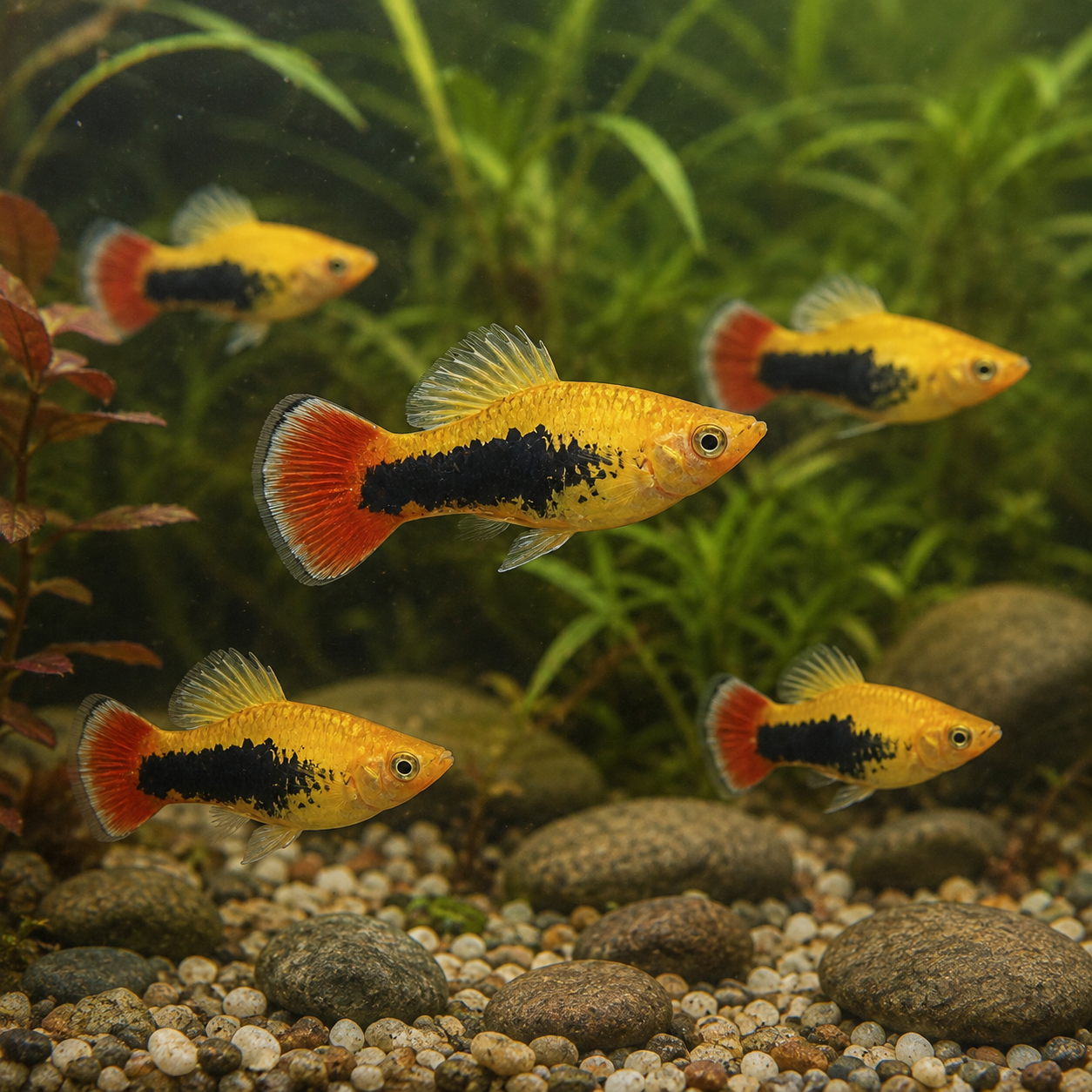 Tuxedo Platy Xiphophorus Maculatus