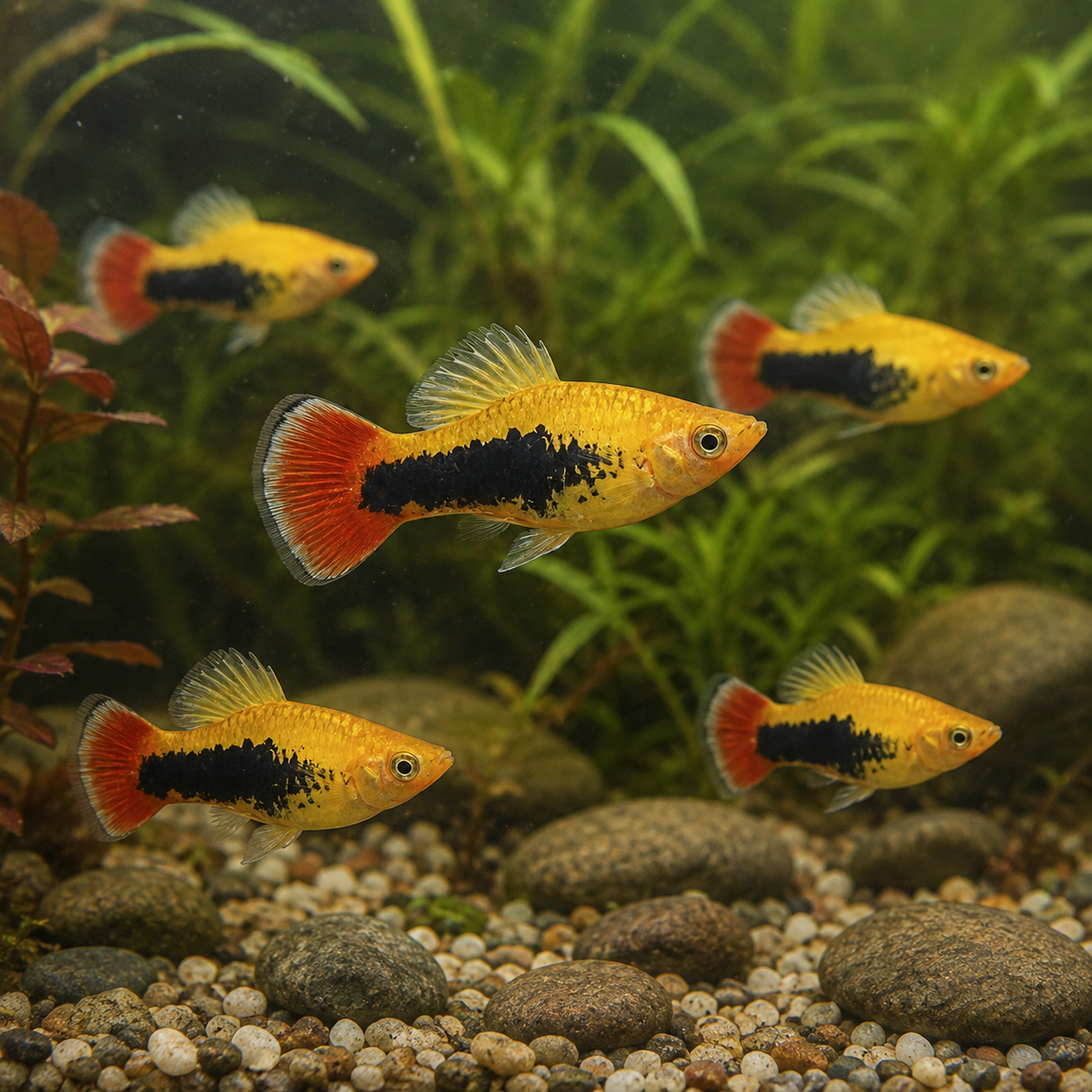 Tuxedo Platy Xiphophorus Maculatus