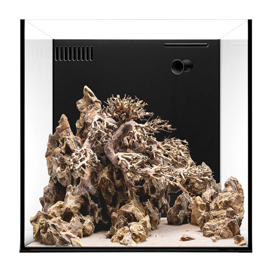 UNS Dual All-In-One 40A Aquarium – 17 Gallon Rimless Tank