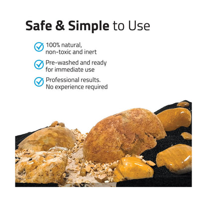 Fluval Aquascaper Natural Sand and Rock Mega Decor Set