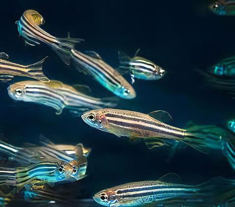 Zebra Danio Danio Rerio 2cm.
