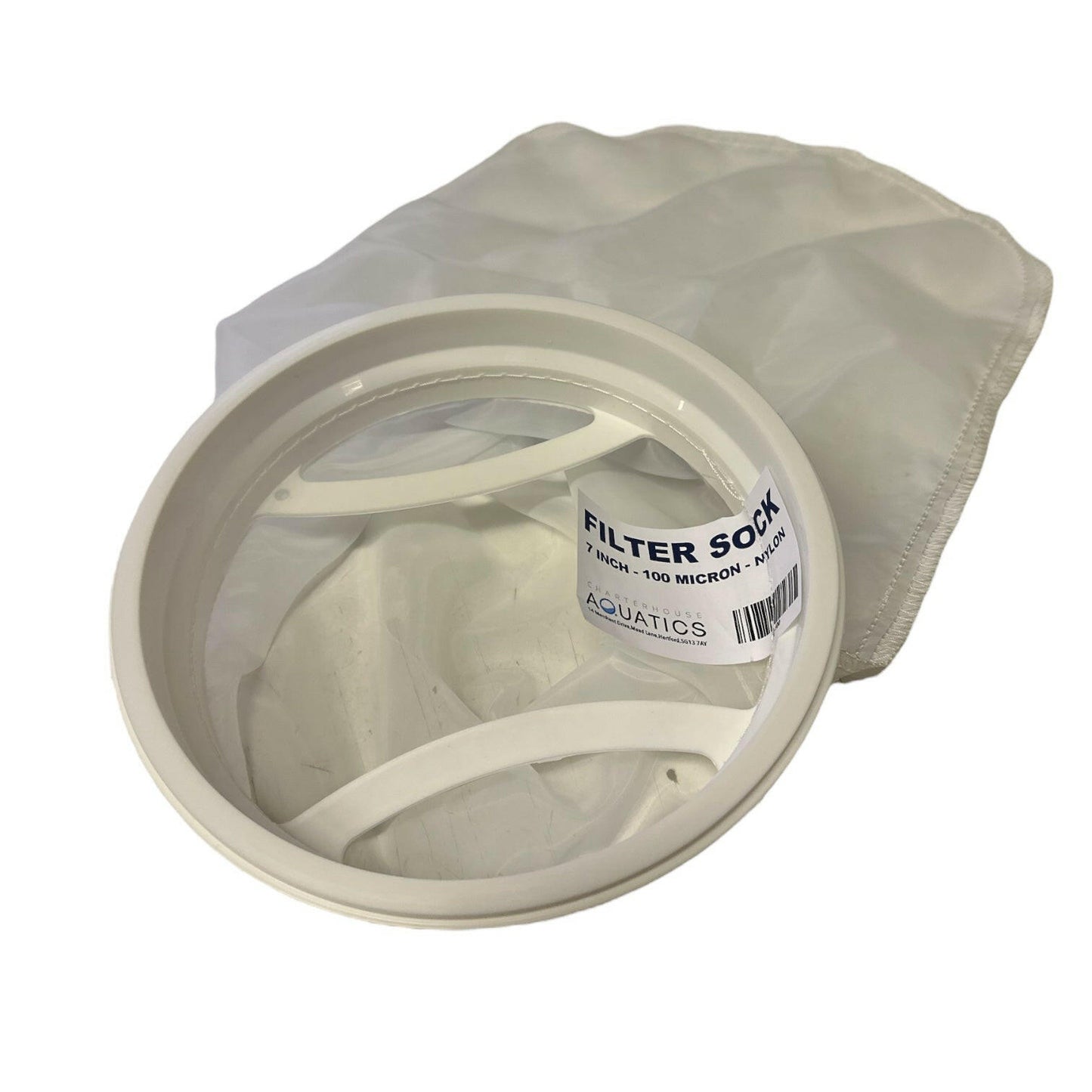 Charterhouse 7 inch Nylon Filter Sock - (100 Micron) - Charterhouse Aquatics