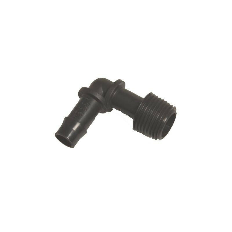 1/2" - 13mm 90 Degree Tail Adaptor for PVC Hose - Charterhouse Aquatics