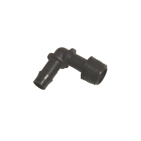 1/2" - 19mm 90 Degree Tail Adaptor for PVC Hose - Charterhouse Aquatics
